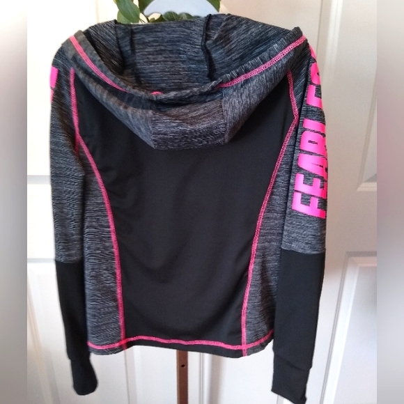 Really cute, Fearless, 1/4 zip up hoodie with thumbholes and a great fit. - Picture 2 of 5
